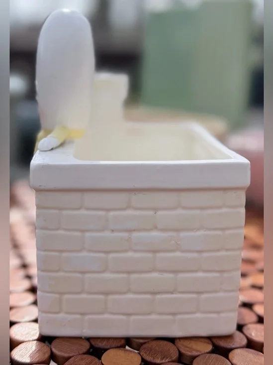 🆘 HELP HUMPTY DUMPTY! 🆘 Vintage Humpty Dumpty Planter, c. 1950 🥚 - Picture 4 of 9